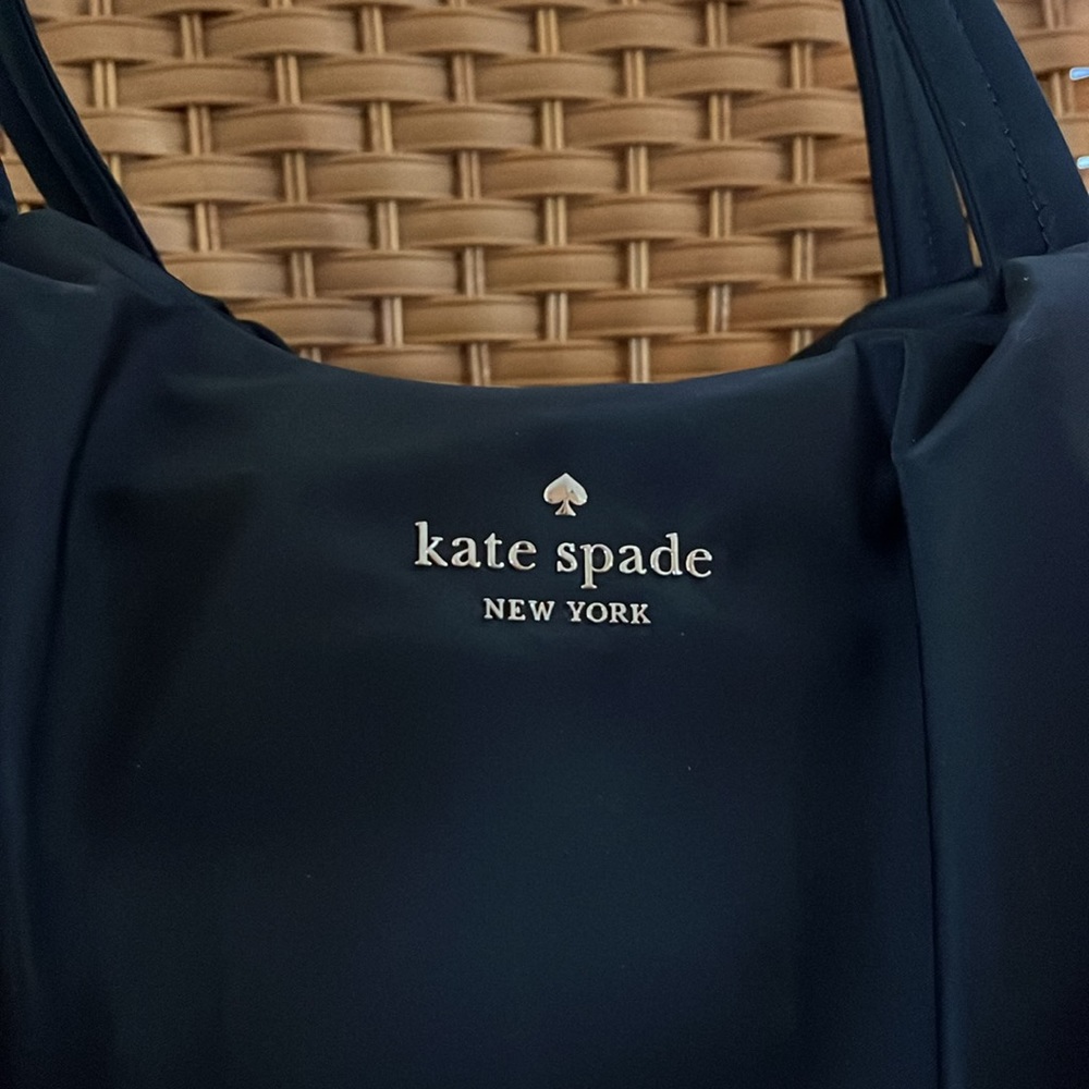 ♠️kate spade Chelsea Nylon Baby Bag, Black NWT - Picture 9 of 16